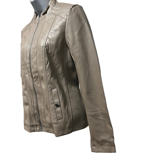 NWT Philosophy Faux Leather fitted jacket size small - Picture 4 of 13